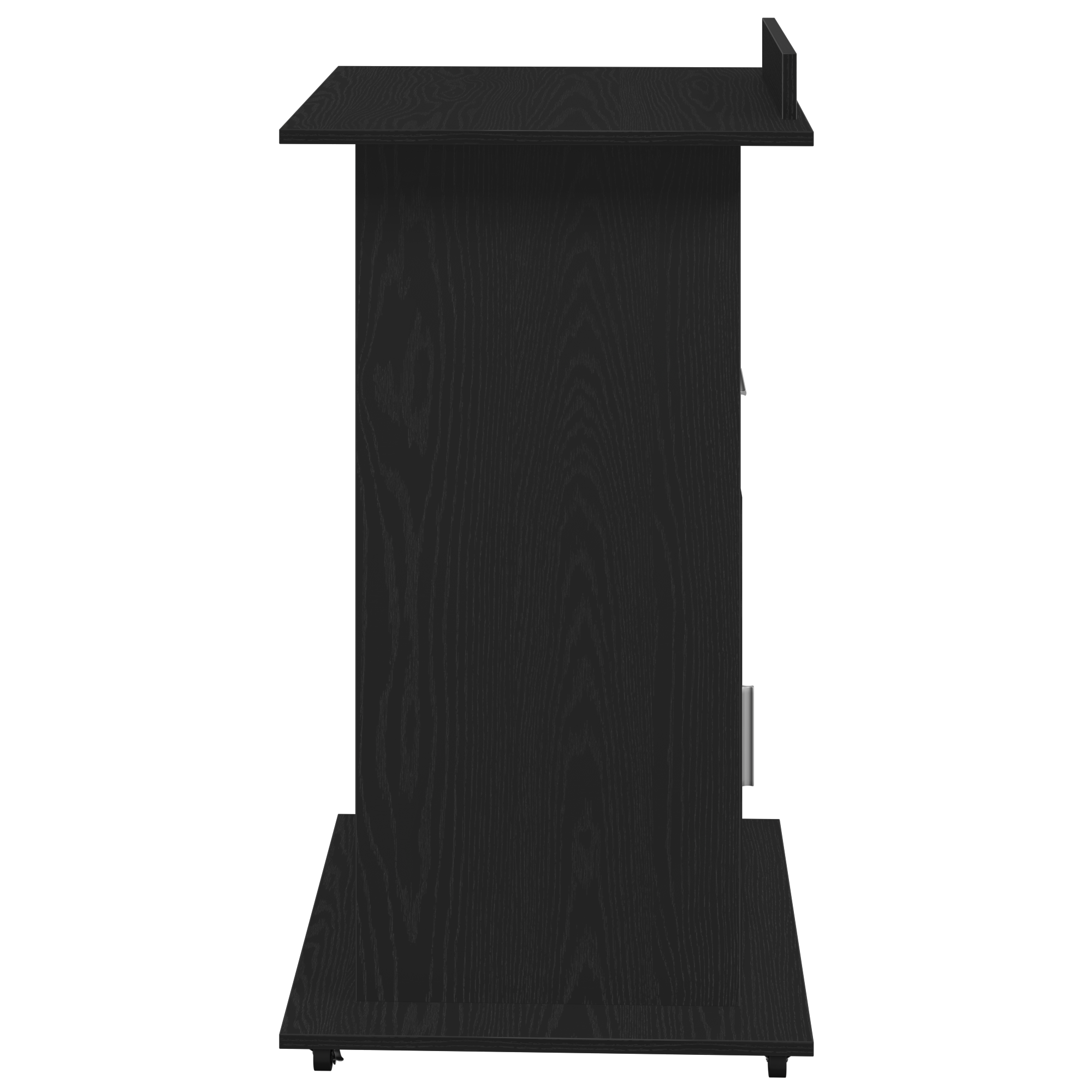 Leggio Podio con Ruote Finto Rovere