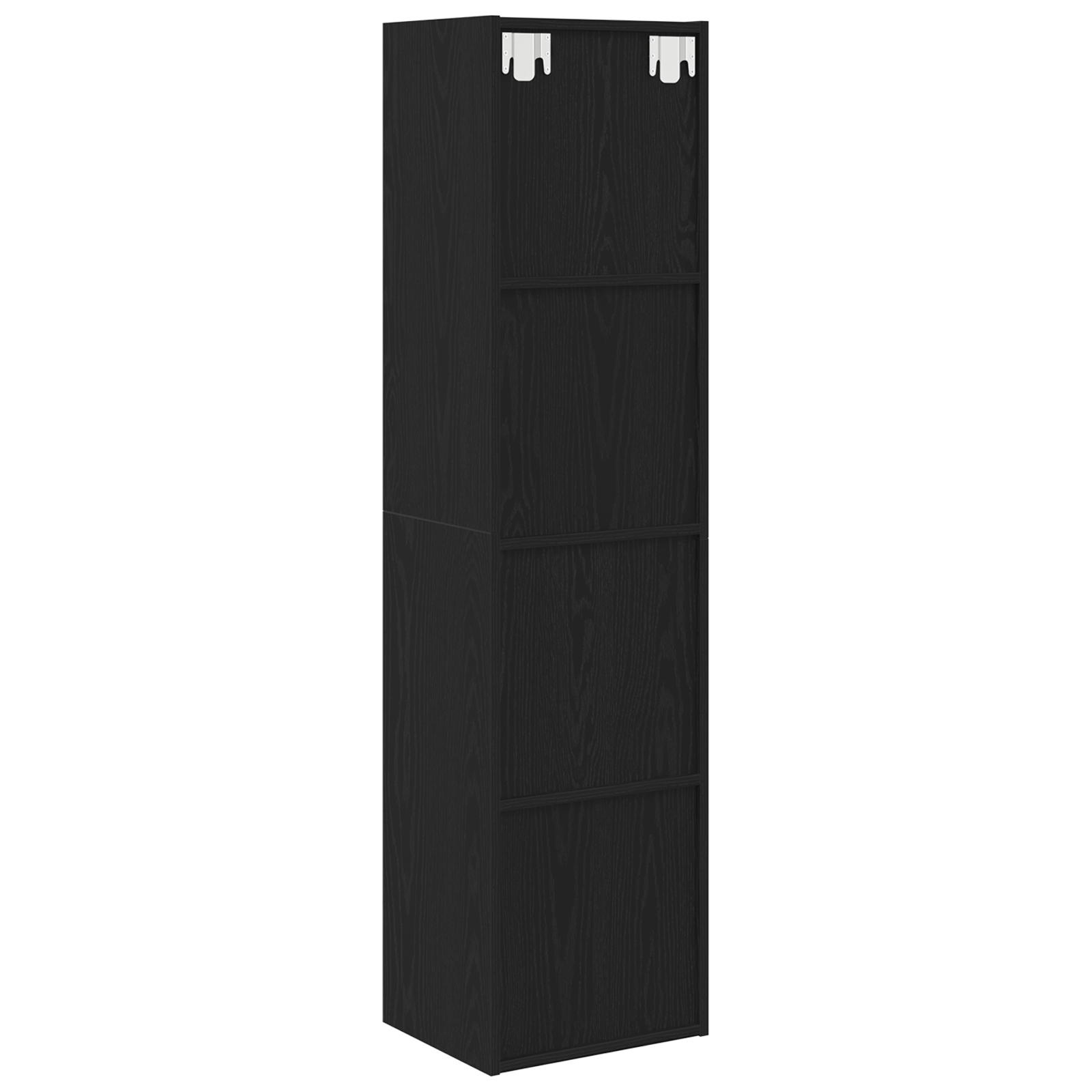 Cabinet per Libri/Cabinet per TV Rovere Nero 36x30x143 cm