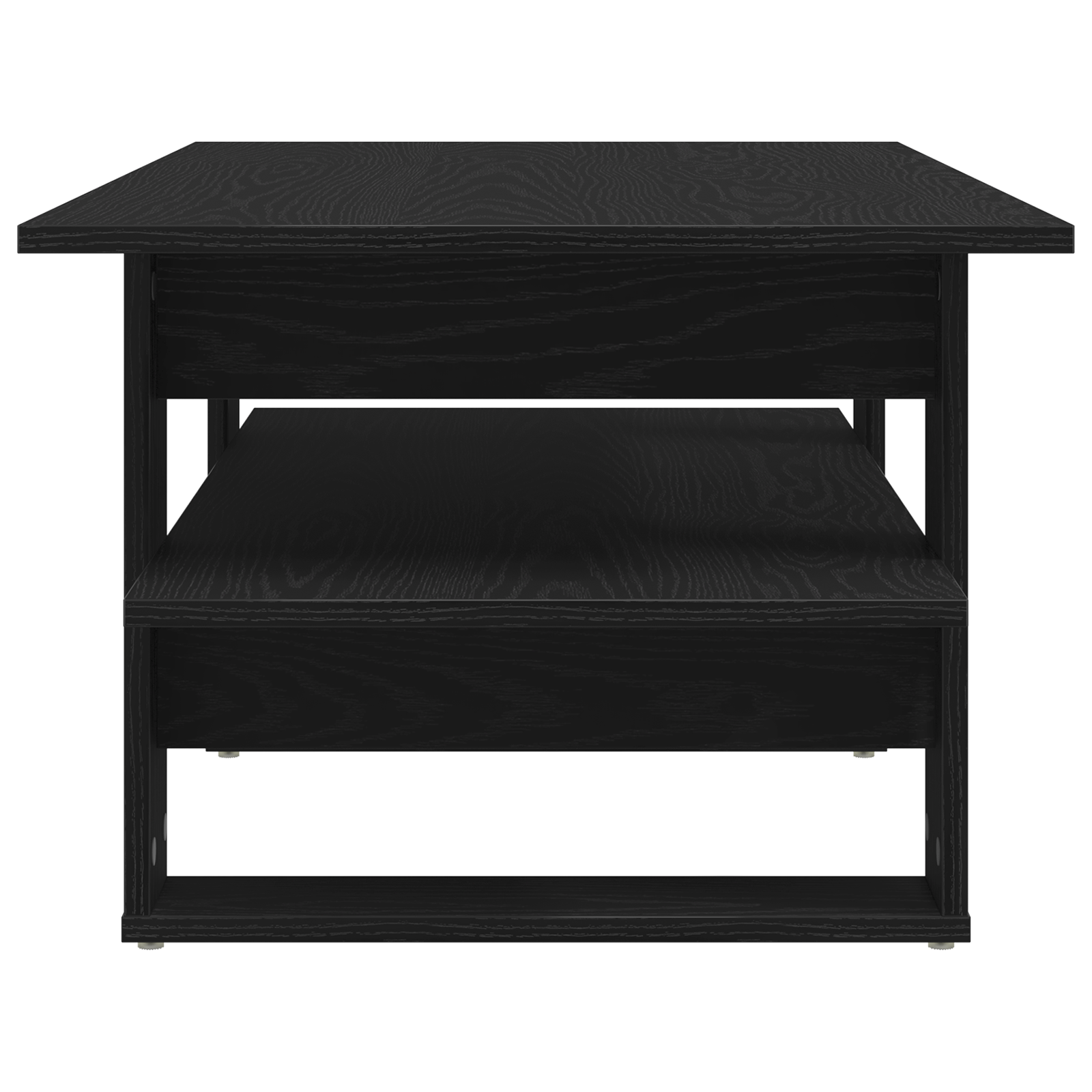 Tavolino da caffè vitaXL Nero Rovere 102x55x42 cm Legno ingegnerizzato