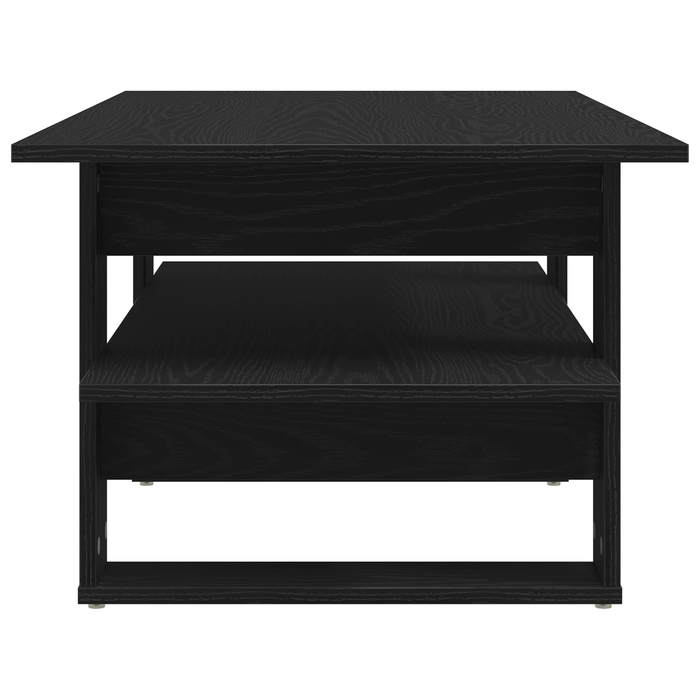 Tavolino da caffè vitaXL Nero Rovere 102x55x42 cm Legno ingegnerizzato