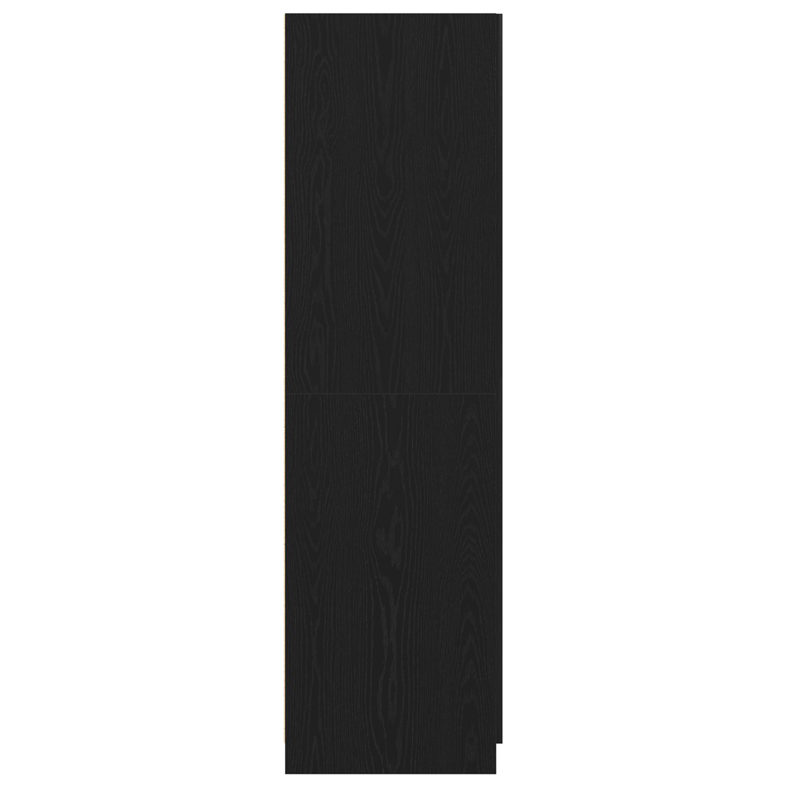 Armadio  Nero Rovere 80x52x180 cm in Legno Ingegnerizzato