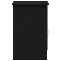 Scrivania  Nera Rovere 100x50x76 cm in Legno Ingengerizzato