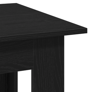 Tavolino da caffè  Nero Rovere 100x60x42 cm in legno ingegnerizzato