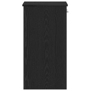 Scrivania  Nera Rovere 80x40x75 cm in Legno Ingegnerizzato