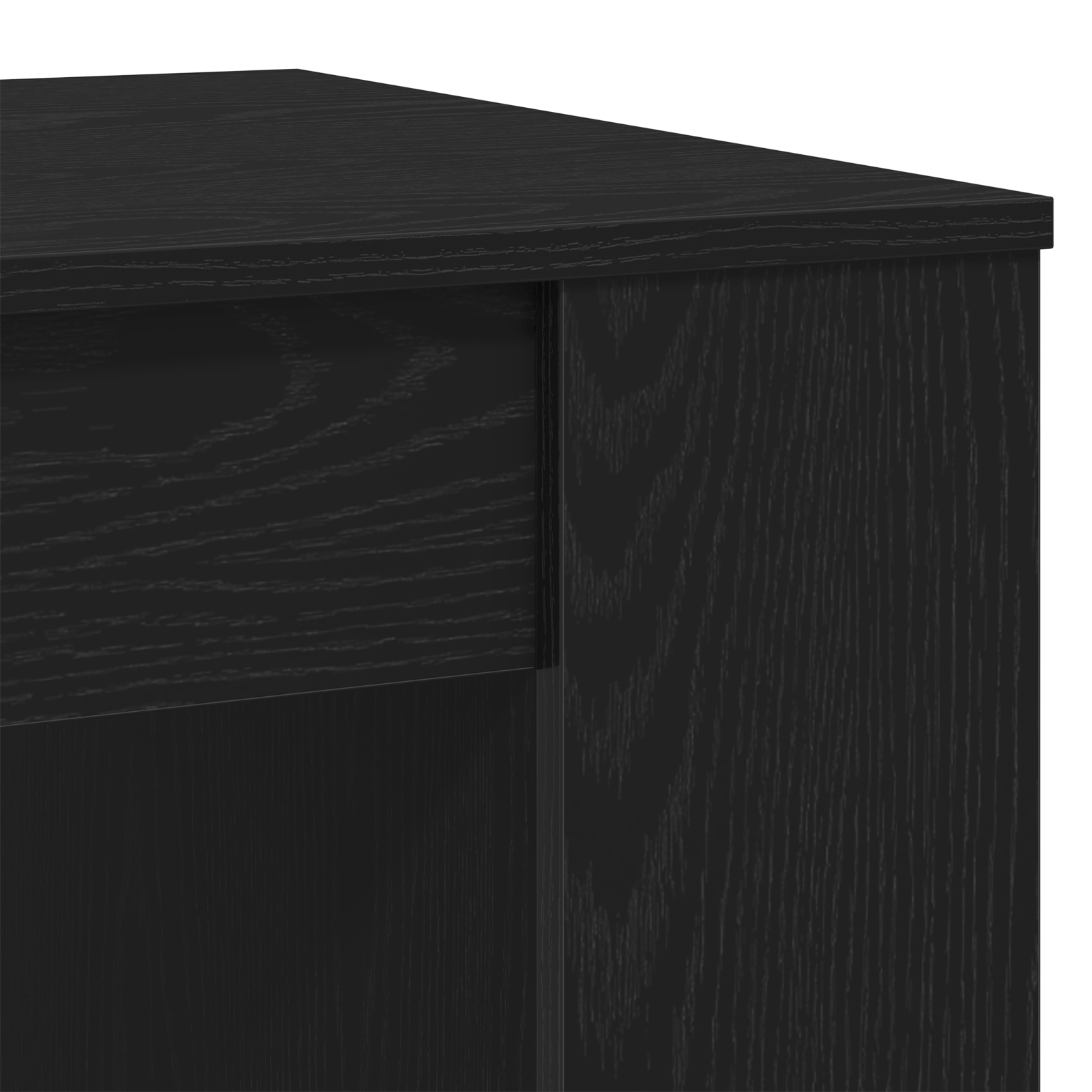 Tavolino da caffè in rovere nero 102x55x42 cm Legno ingegnerizzato