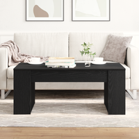 Tavolino da caffè in rovere nero 102x55x42 cm Legno ingegnerizzato