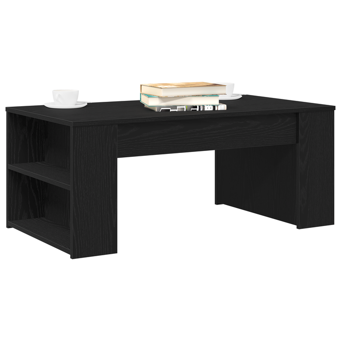 Tavolino da caffè in rovere nero 102x55x42 cm Legno ingegnerizzato