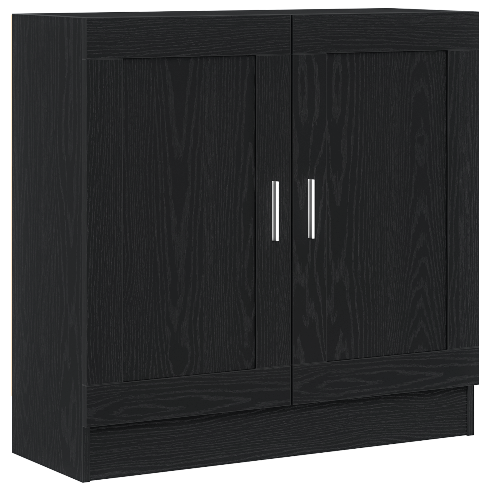 Mobile libreria  Nero Rovere 82,5x30,5x80 cm in legno ingegnerizzato