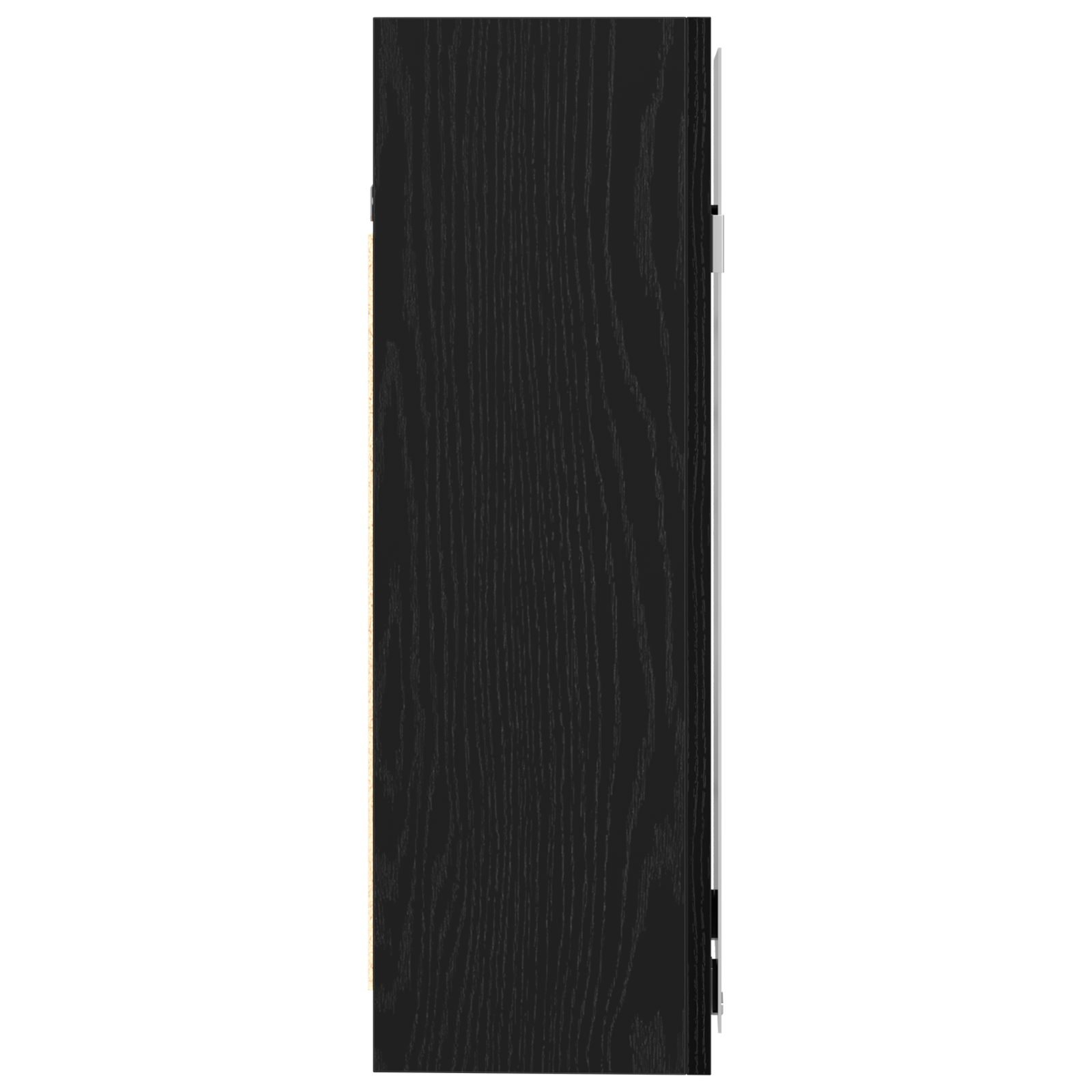 Armadio Specchio per il Bagno  Nero Rovere 62,5x20,5x64cm in Legno Ingegnerizzato