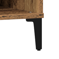 Tavolino da caffè in legno antico 60x60x30 cm in legno ingegnerizzato