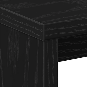 Comodino  Nero Rovere 40x30x40 cm in legno ingegnerizzato