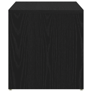 Tavolino  Nero Rovere 59x36x38 cm Legno ingegnerizzato