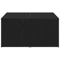 Tavolino da caffè Rovere Nero 90x67x33 cm Legno ingegnerizzato