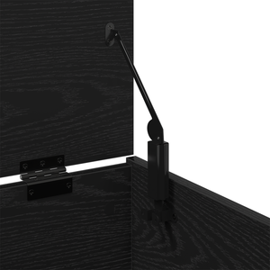 Cassa di stoccaggio  in Nero Rovere, 84x42x46 cm, in legno ingegnerizzato
