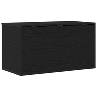 Cassa di stoccaggio  in Nero Rovere, 84x42x46 cm, in legno ingegnerizzato