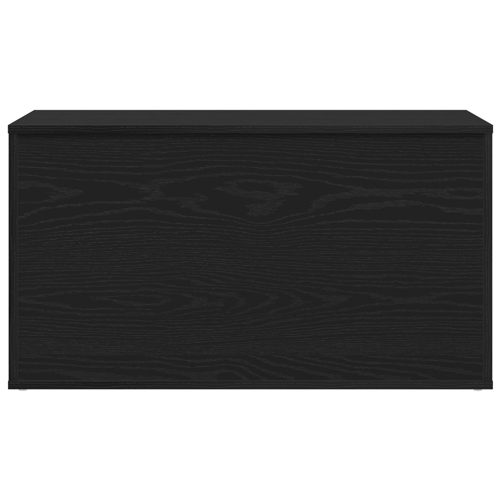Cassa di stoccaggio  in Nero Rovere, 84x42x46 cm, in legno ingegnerizzato