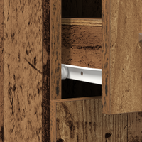 Armadio da farmacia in legno vecchio 20x45,5x60 cm in legno ingegnerizzato