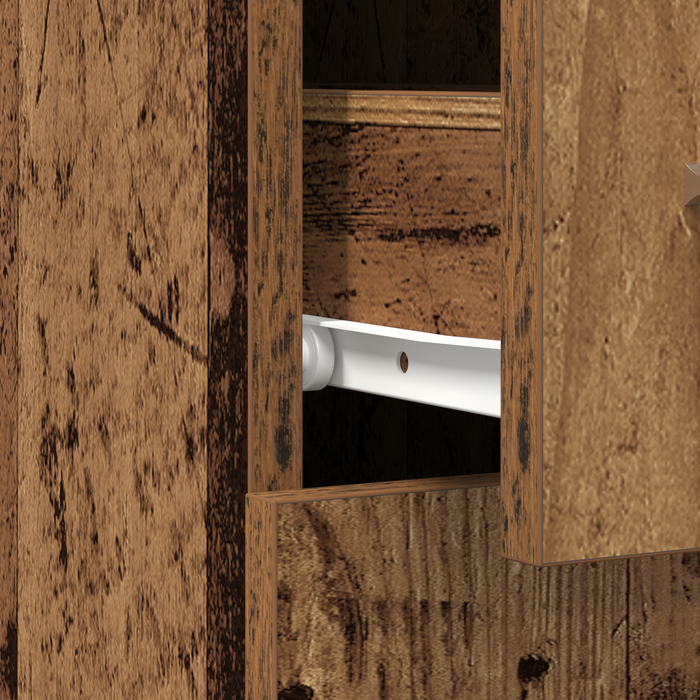 Armadio da farmacia in legno vecchio 20x45,5x60 cm in legno ingegnerizzato