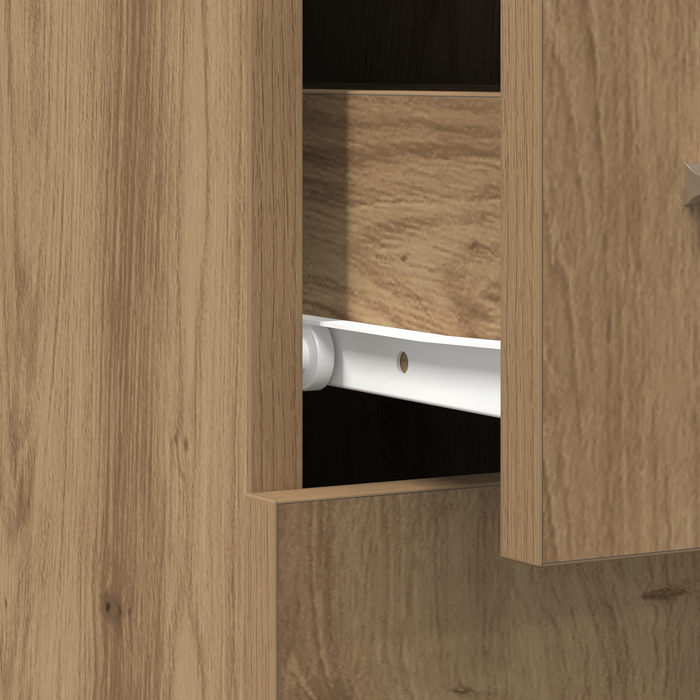 Armadio da farmacia  in rovere artigianale 20x45,5x60 cm in legno ingegnerizzato