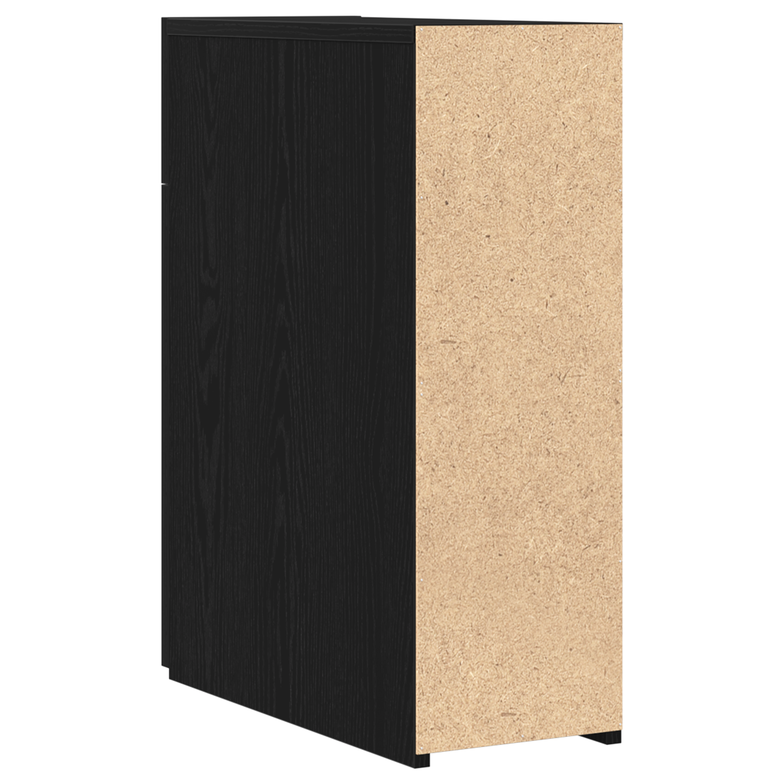 Armadio da farmacista  Nero Rovere 20x45,5x60 cm in legno ingegnerizzato