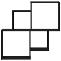 Armadio a muro  Nero Rovere 80x15x78,5 cm in legno ingegnerizzato