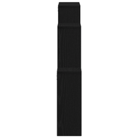 Armadio a muro  Nero Rovere 80x15x78,5 cm in legno ingegnerizzato