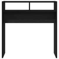 Tavolo Consolle in Rovere Nero - 78x30x80 cm - Fatto in Legno Ingegnerizzato