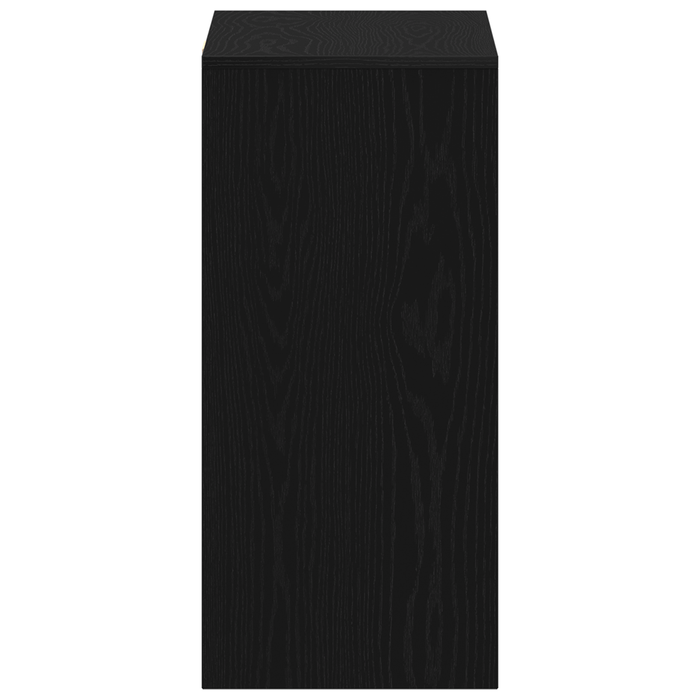 Scrivania  Nera in Rovere 102,5x35x75 cm in Legno Ingegnerizzato