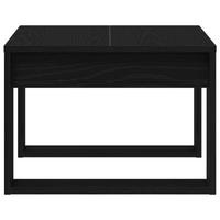 Tavolo laterale in rovere nero - 50x50x35 cm, realizzato in legno ingegnerizzato