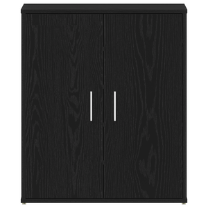 Armadio per scarpe  Nero Rovere 60x35x70 cm in legno ingegnerizzato