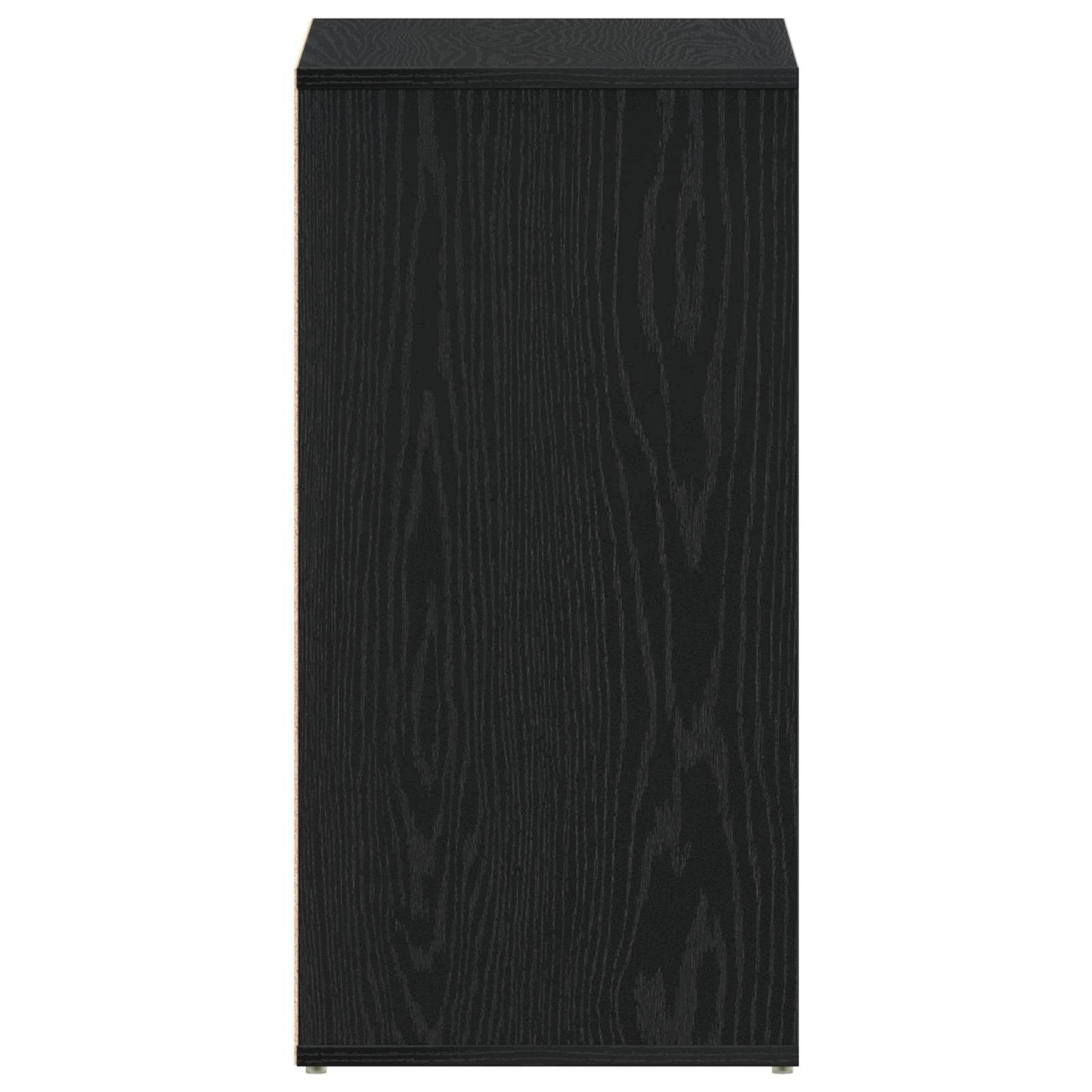 Mobiletto per scarpe  Nero Rovere 60x35x70 cm in legno ingegnerizzato