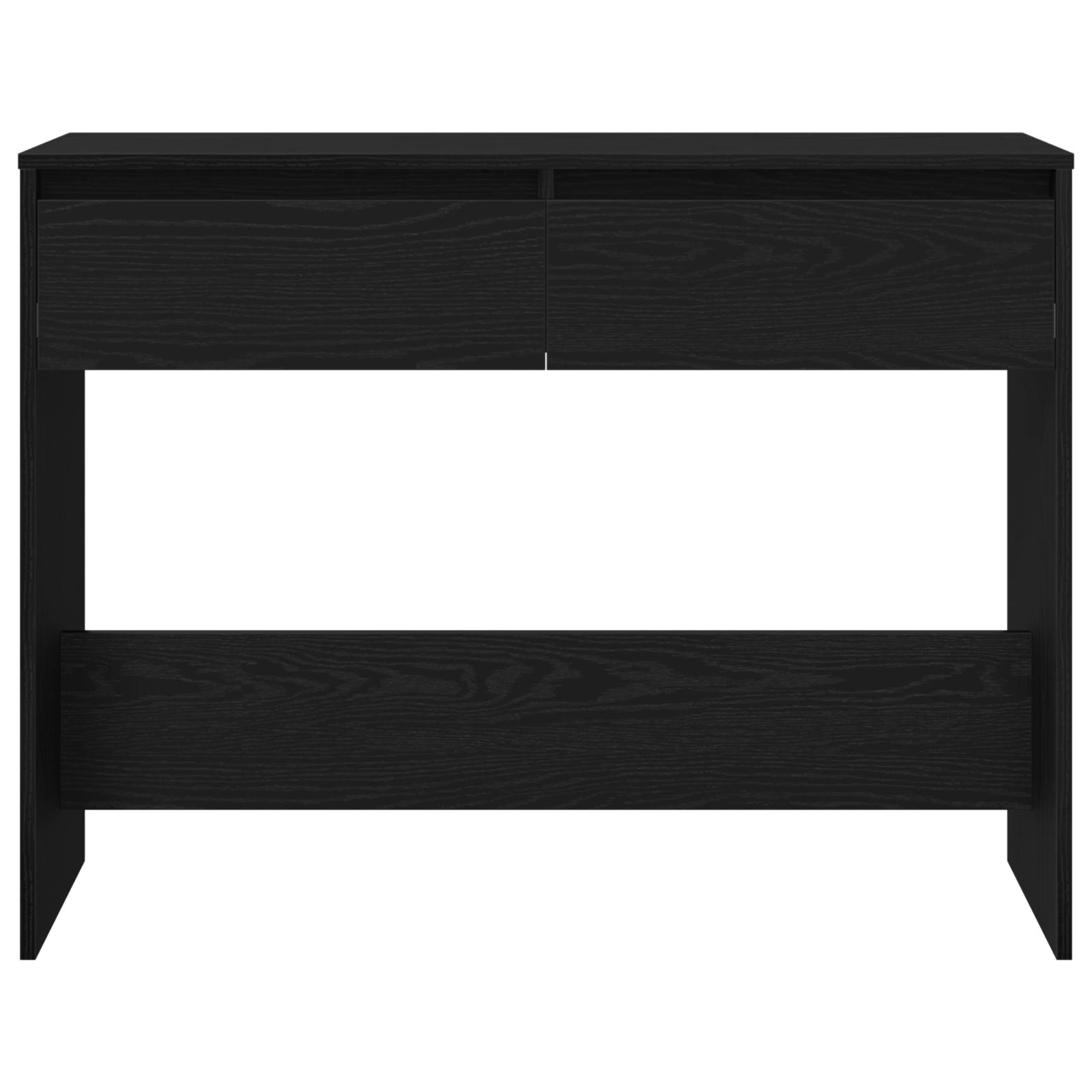 Tavolo Consolle in Rovere Nero - 100x35x76.5 cm - Legno ingegnerizzato