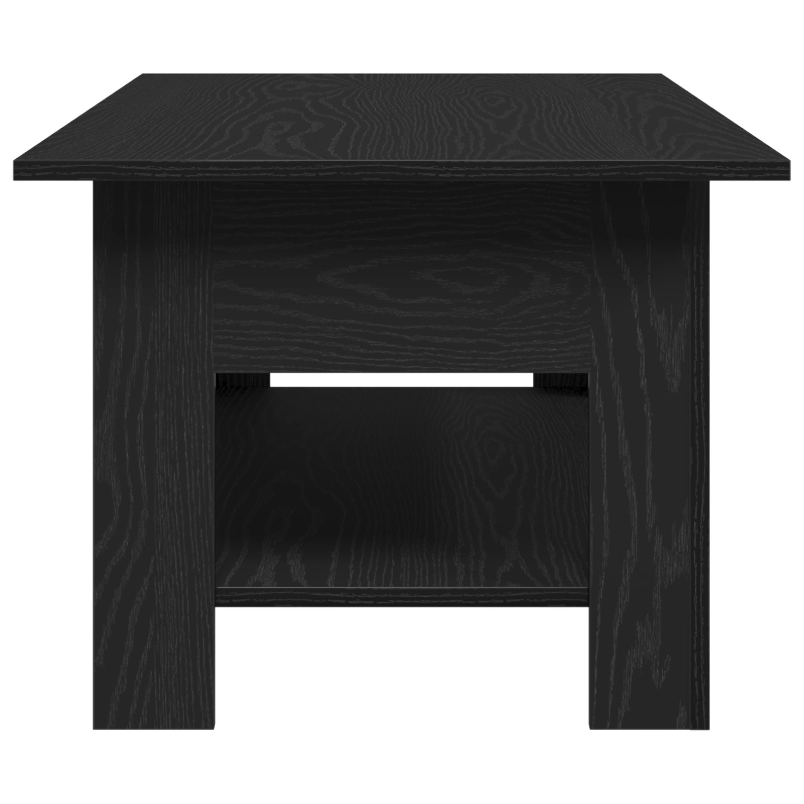Tavolino da caffè vMix in Nero Rovere 102x55x42 cm in Legno Ingenerizzato