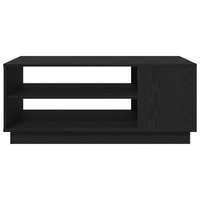 Tavolino da caffè in rovere nero 102x55x43 cm realizzato in legno ingegnerizzato