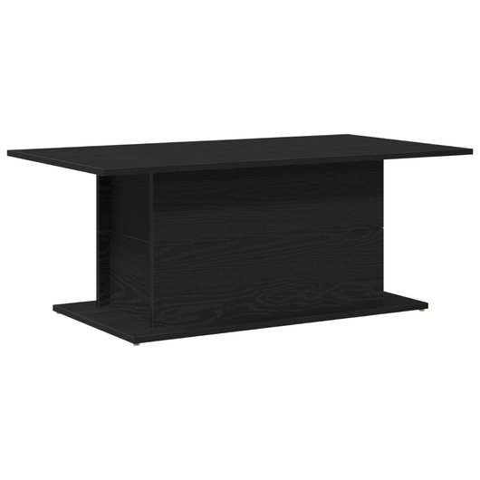 Tavolino da caffè in rovere nero 102x55,5x40 cm in legno ingegnerizzato