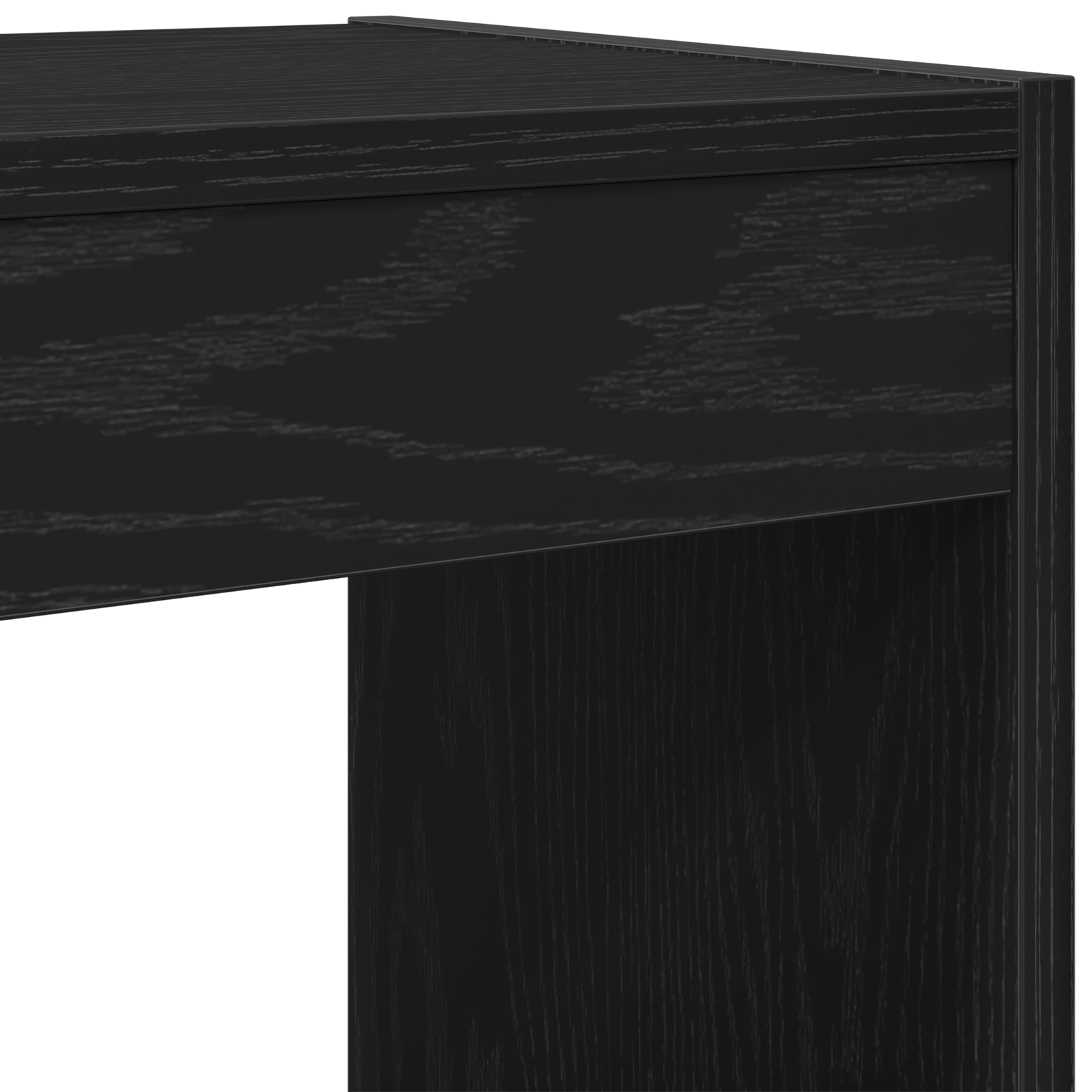Mobile libreria  Nero Rovere 40x30x198 cm in legno ingegnerizzato