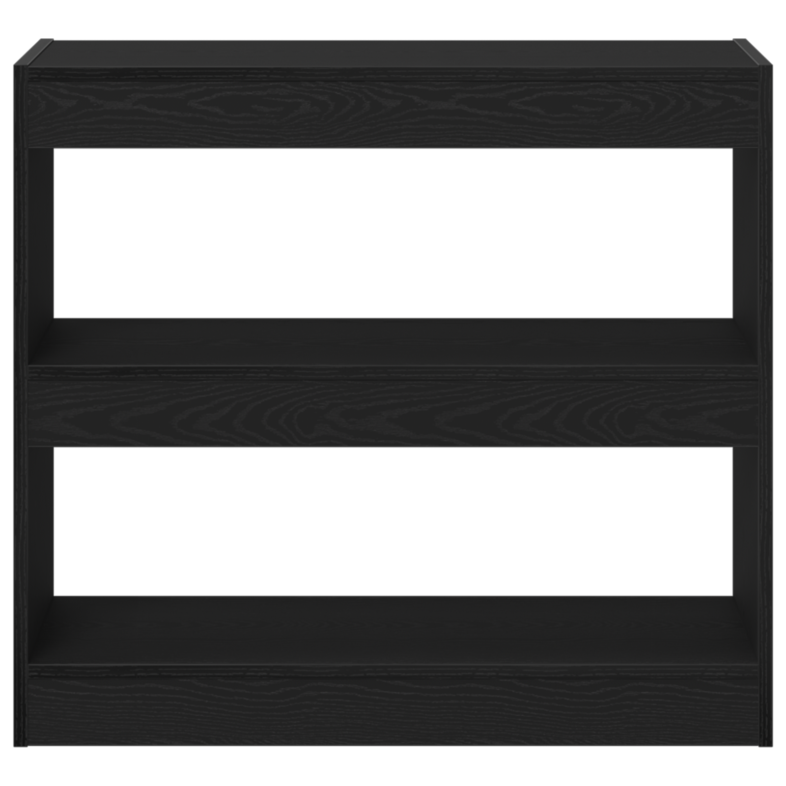 Armadio per libri in rovere nero  - 80x30x72 cm