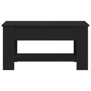 Tavolino da caffè in rovere nero - 101x49x52 cm fatto di legno ingegnerizzato