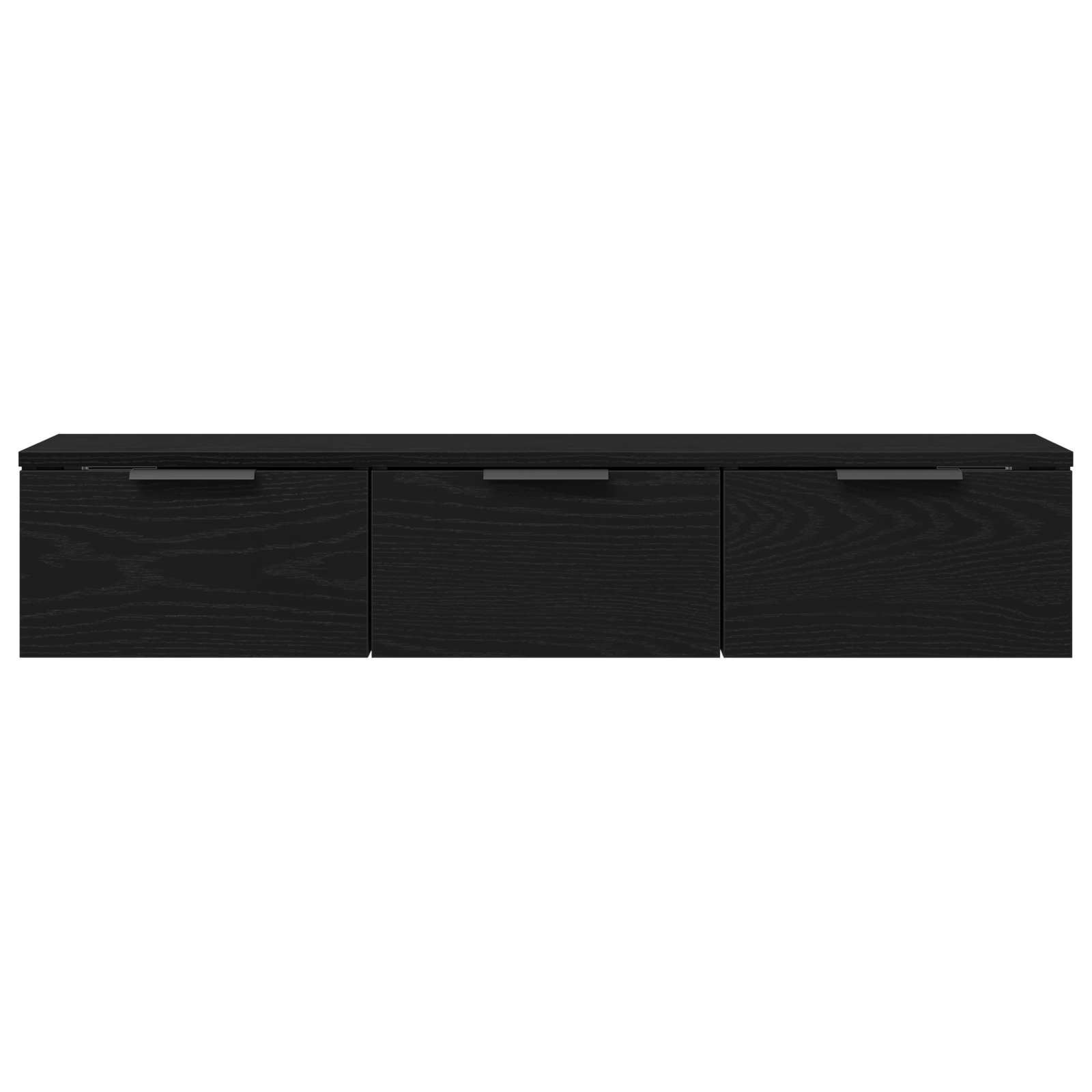 Armadio da parete in rovere nero 102x30x20 cm realizzato in legno ingegnerizzato