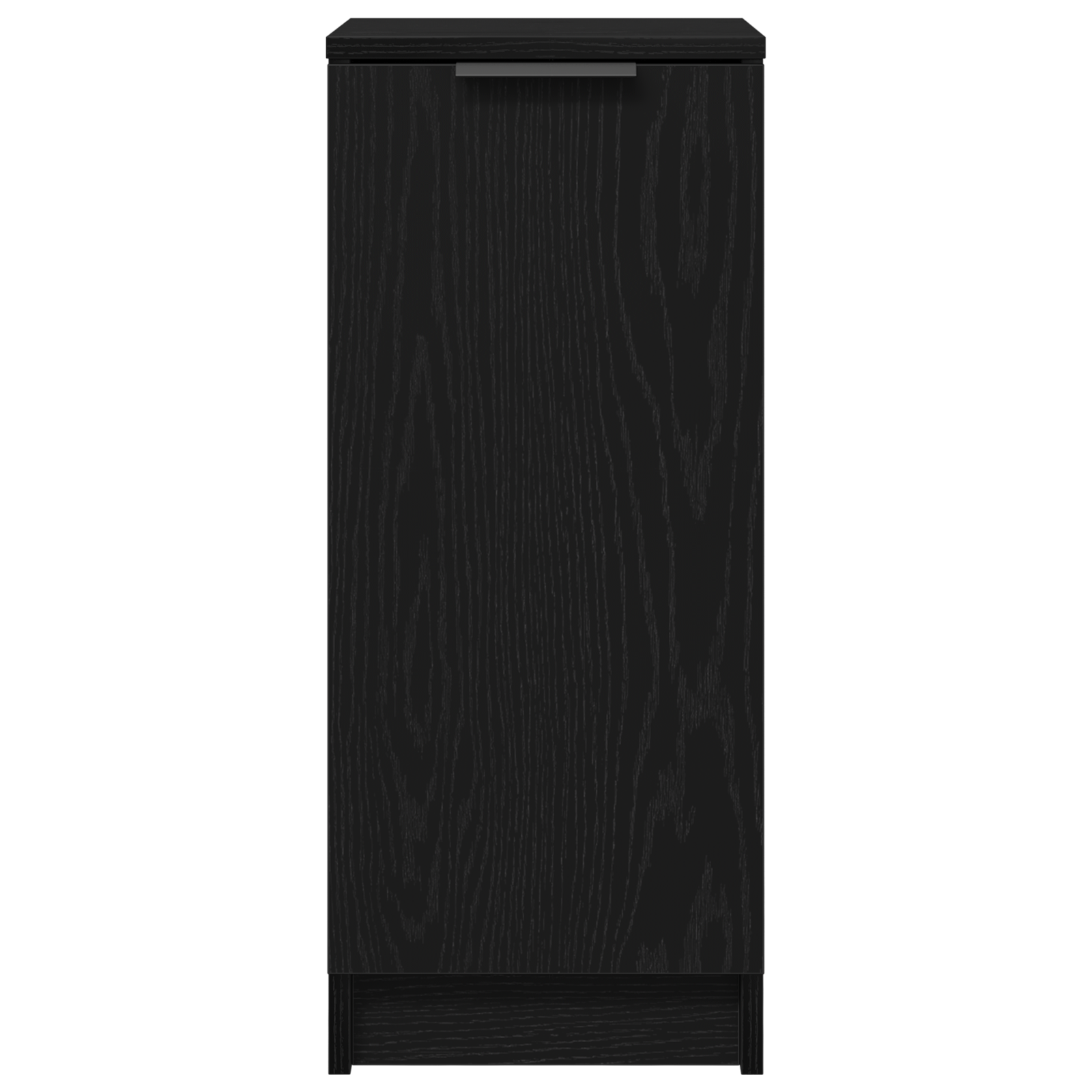 Armadio per scarpe  Nero Rovere 30x35x70 cm in legno ingegnerizzato