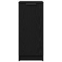 Armadio per scarpe  Nero Rovere 30x35x70 cm in legno ingegnerizzato