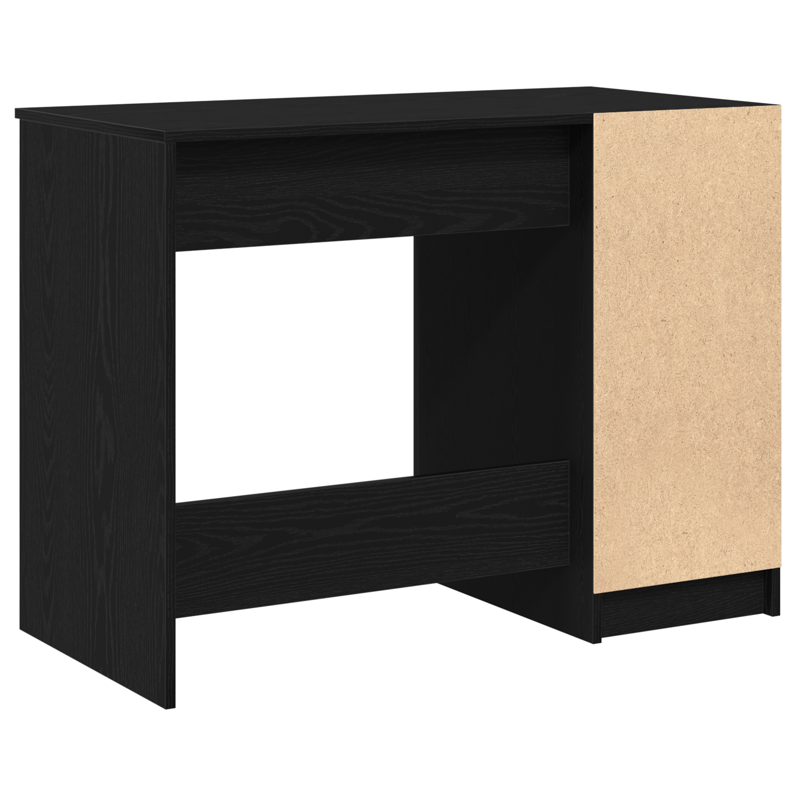 Scrivania in Quercia Nera  - 100x50x75 cm - Realizzata in Legno Ingegnerizzato