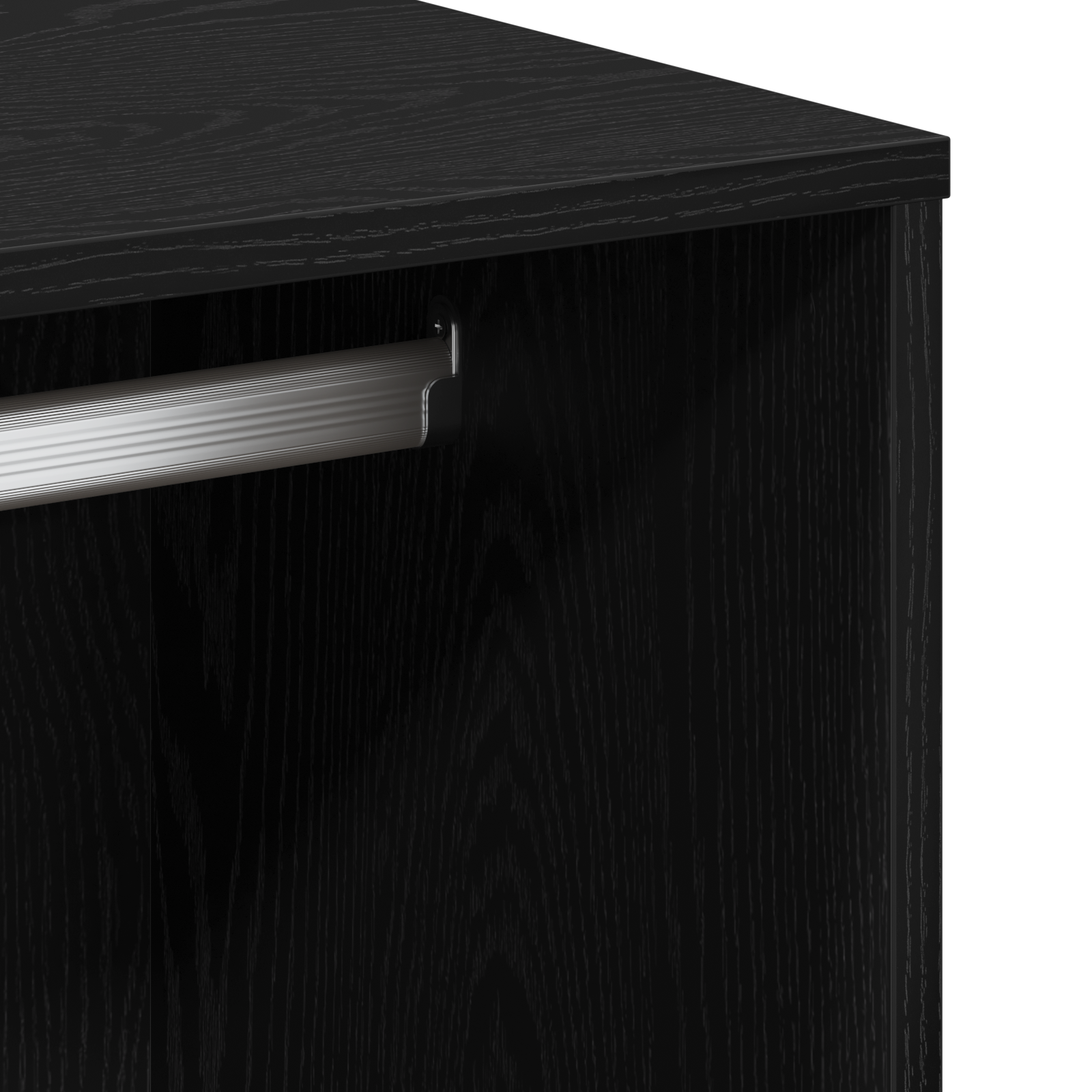 Cabinet cosmetico in rovere nero  - 80x40x65 cm