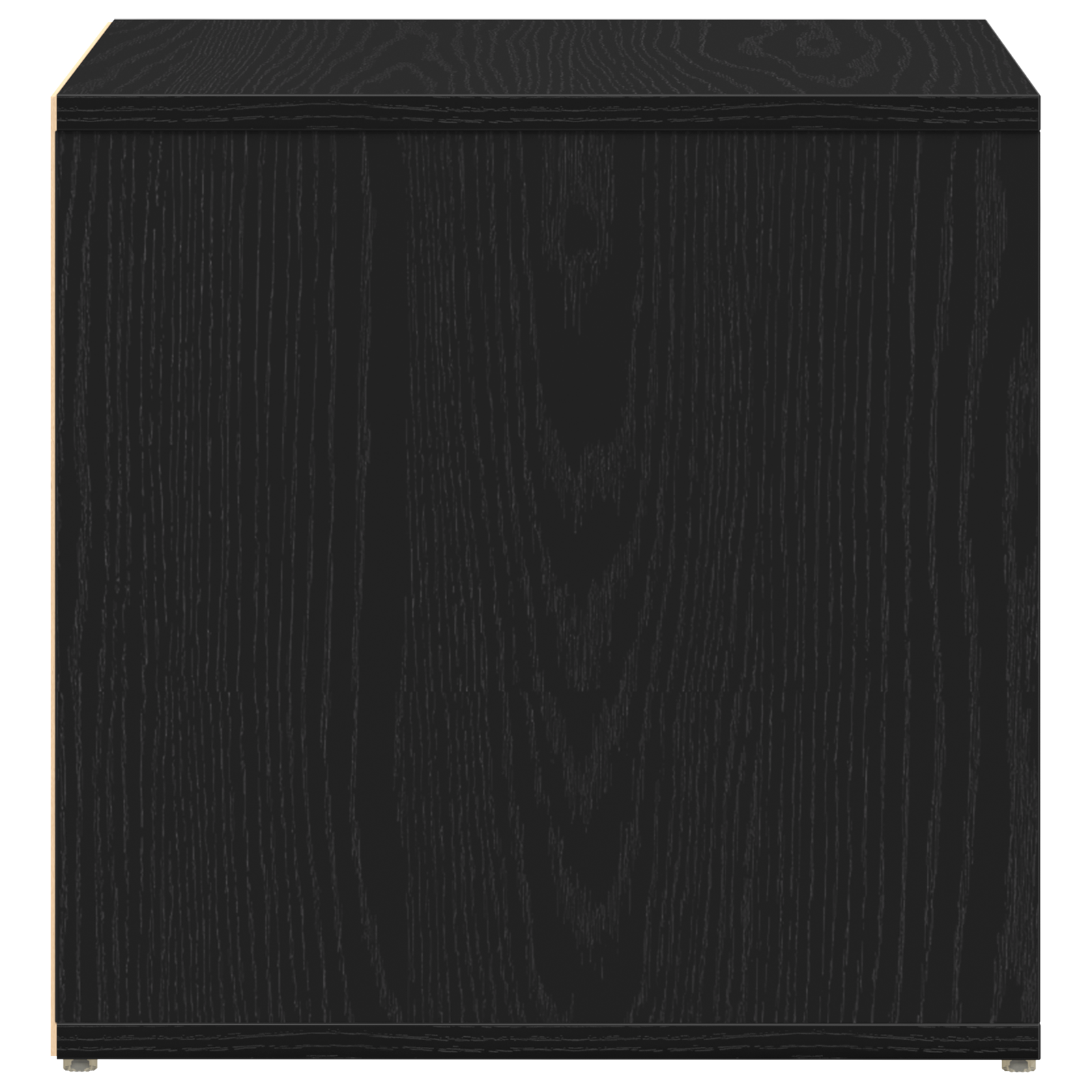 Cassetto Nero Rovere 40,5x40x40 cm Legno ingegnerizzato