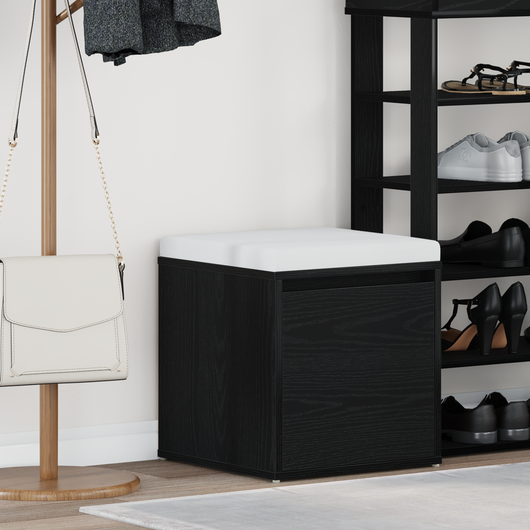 Cassetto Nero Rovere 40,5x40x40 cm Legno ingegnerizzato