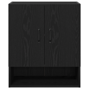 Armadio a muro  Nero Rovere 60x30x70 cm in legno ingegnerizzato