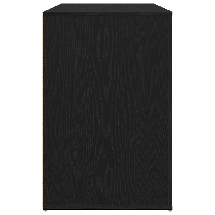 Scrivania  Nero Rovere 100x49x75 cm Legno ingegnerizzato