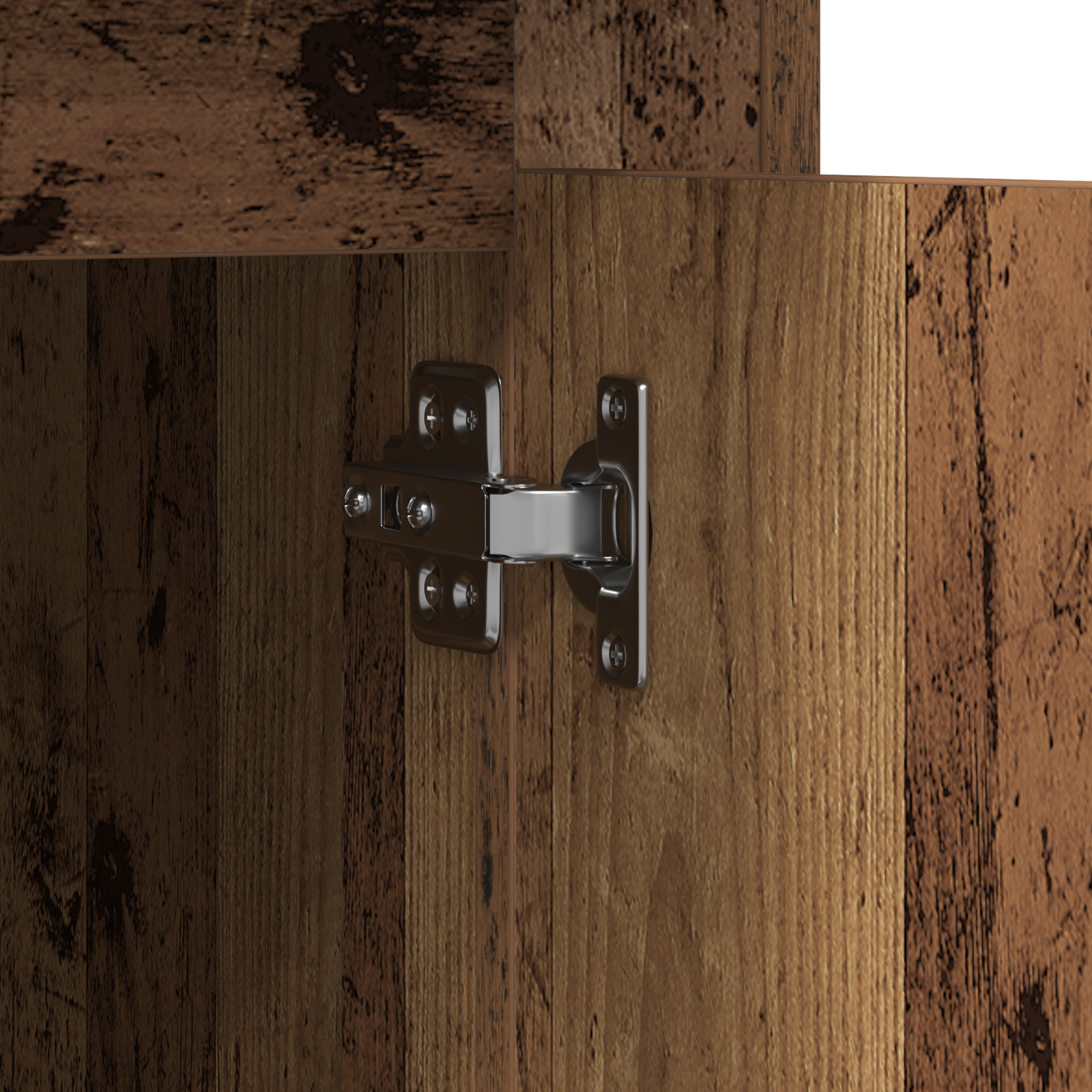 Scrivania  con ripostiglio in legno antico 50x115x75 cm in legno ingegnerizzato