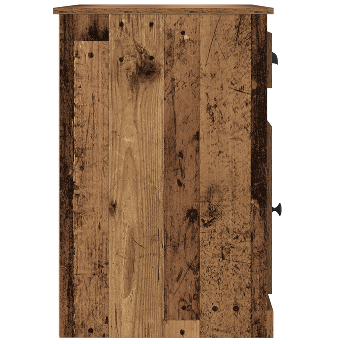 Scrivania  con ripostiglio in legno antico 50x115x75 cm in legno ingegnerizzato