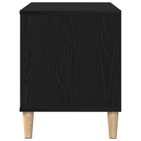 Armadio per dischi  Nero Quercia 100x38x48 cm Legno ingegnerizzato